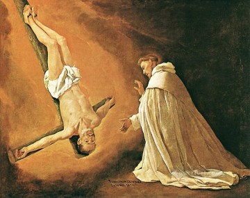 使徒聖ペテロの出現からノラスコ・バロックの聖ペテロへ フランシスコ・スルバロン Oil Paintings